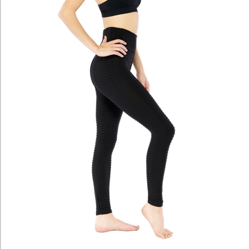 Electric Yoga textured high rise leggings